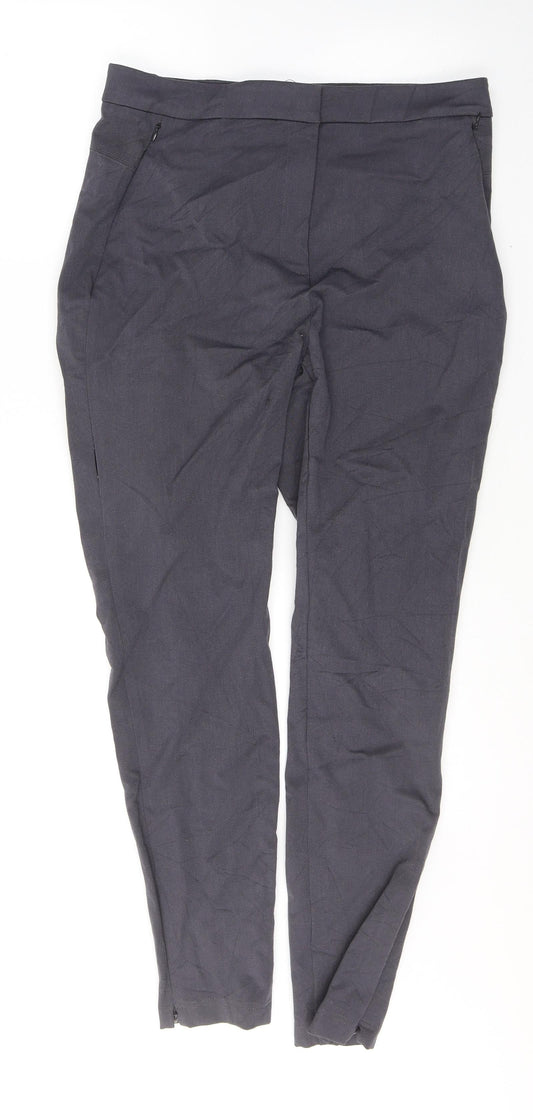 Womens UK Size 14 Marks and Spencer Regular Fit Grey Trousers