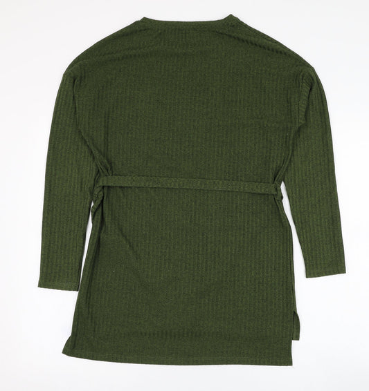 Womens UK Size 8 Papaya Green Pullover Jumper