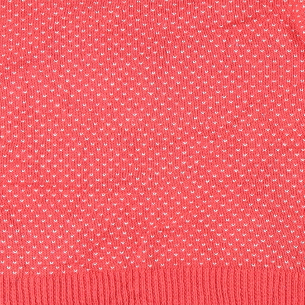 Womens UK Size 10 Topshop Red Pullover Jumper