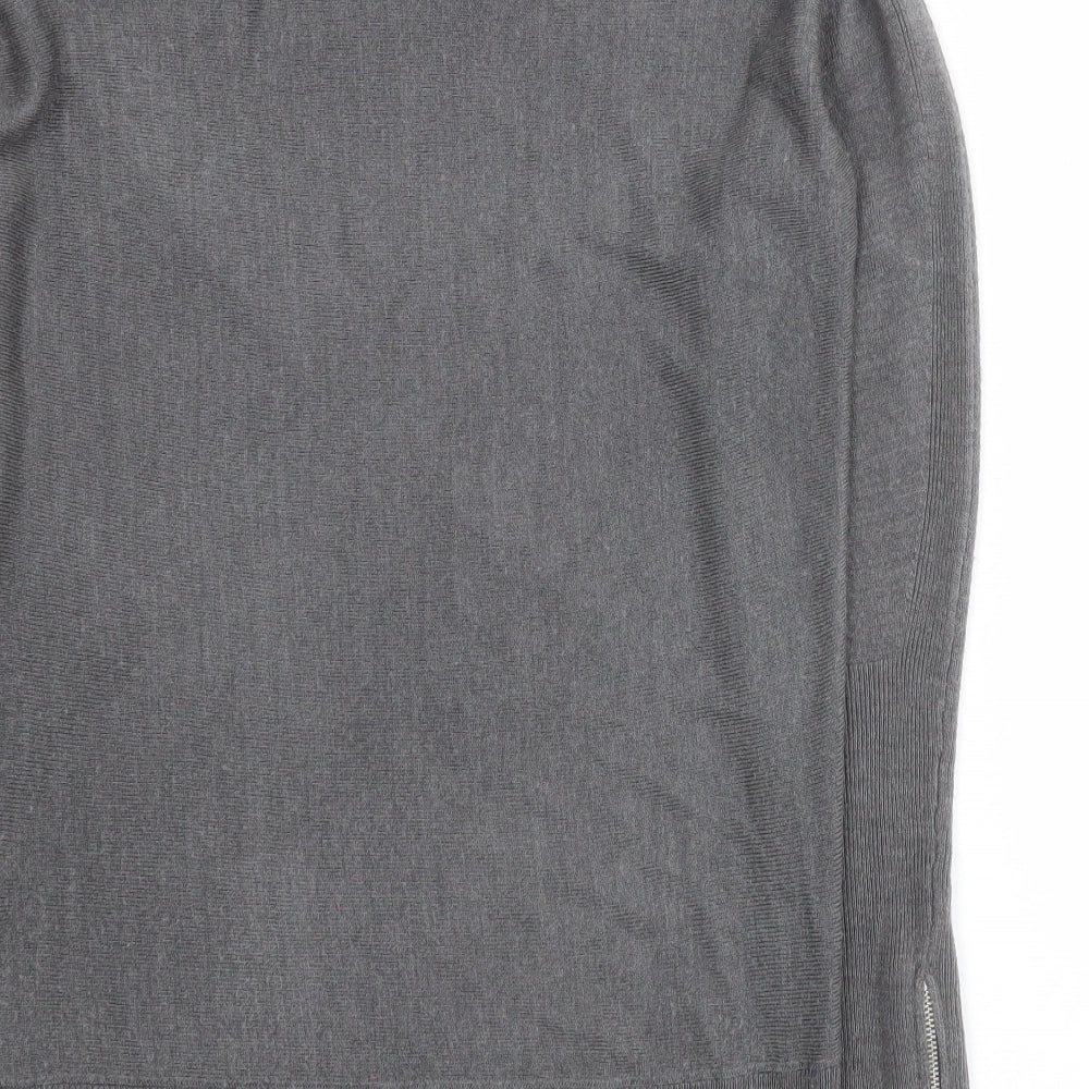 Womens UK Size 8 Dorothy Perkins Grey Pullover Jumper