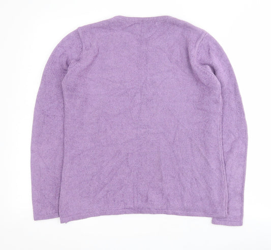 Womens UK Size S Bonmarche Purple Pullover Jumper
