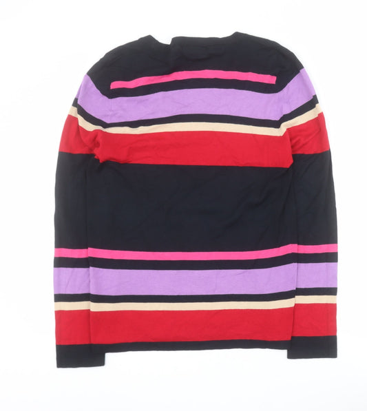 Womens UK Size 14 Savoir Multicoloured Pullover Jumper