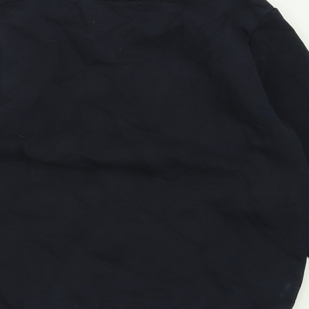 George Boys Blue Crew Neck Cotton Pullover Jumper Size 4-5 Years Pullover - School Wear