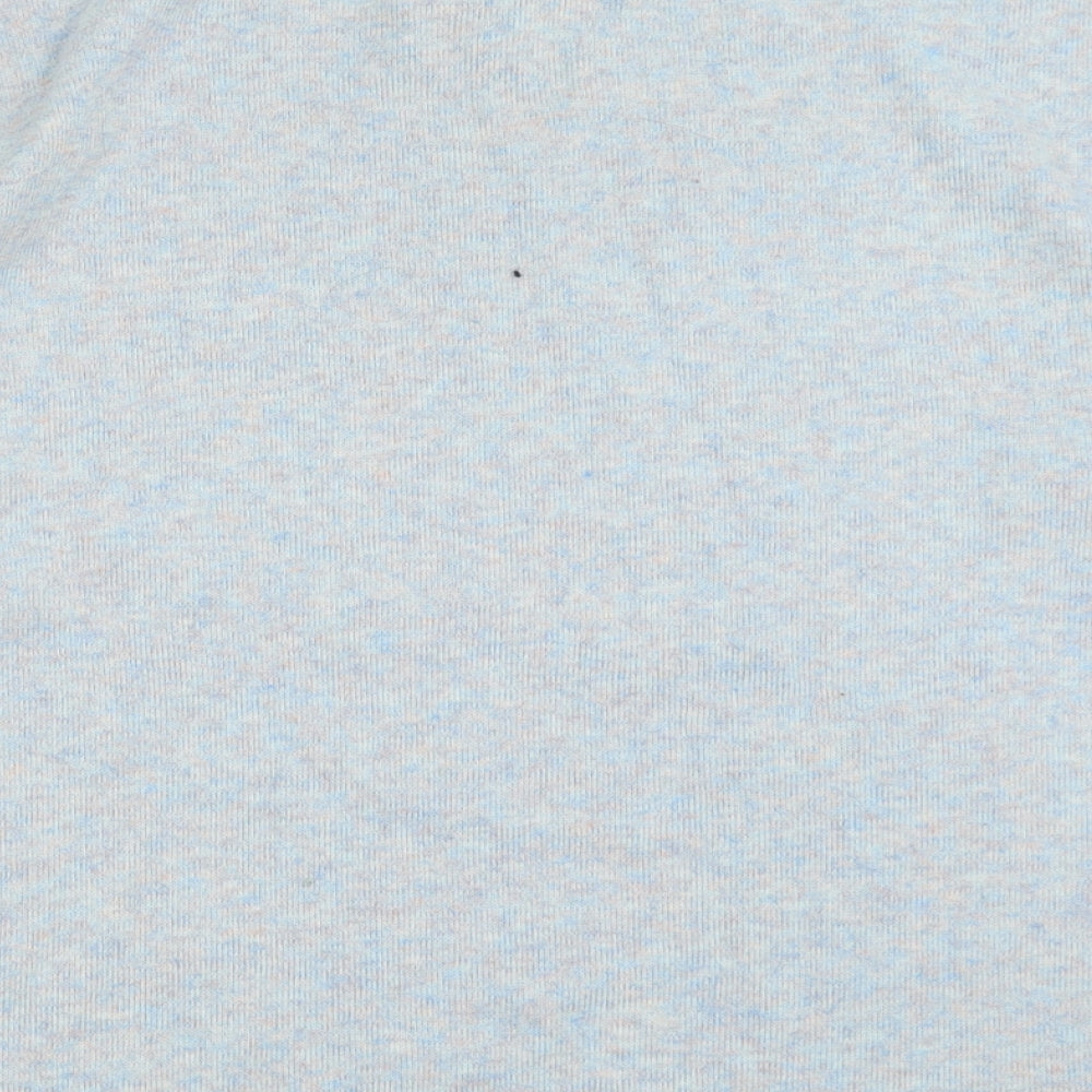 F&F Womens Blue Crew Neck Viscose Pullover Jumper Size 10