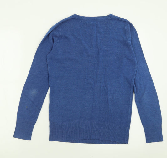 Womens UK Size 8 NEXT Blue Pullover Jumper