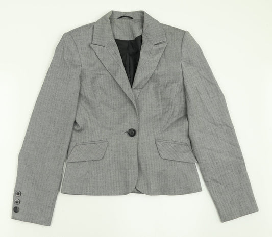 Womens UK Size 10 Dorothy Perkins Grey Jacket