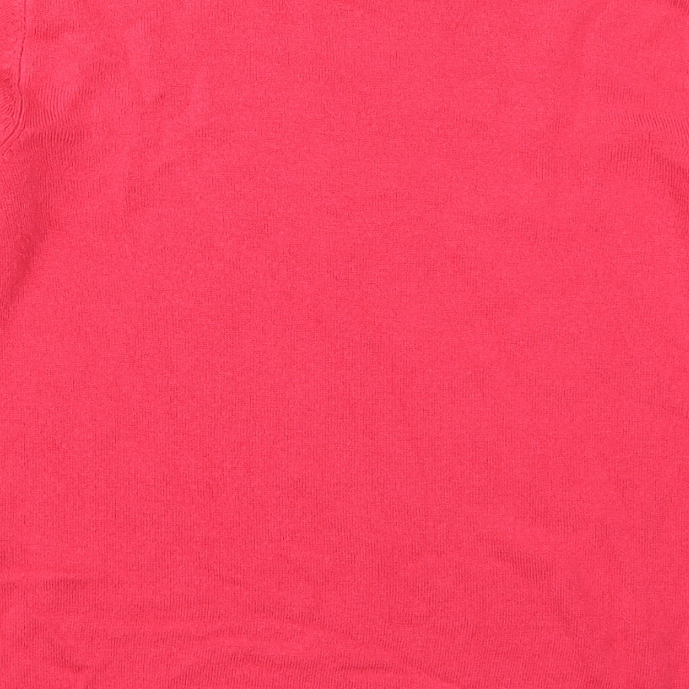 Womens UK Size 10 Marks and Spencer Pink Pullover Jumper