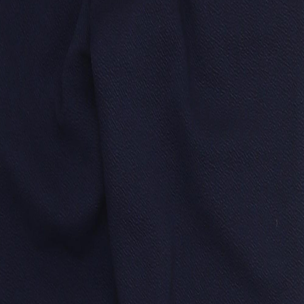 SheIn Womens Blue Polyester Trousers Size XS L25 in Regular