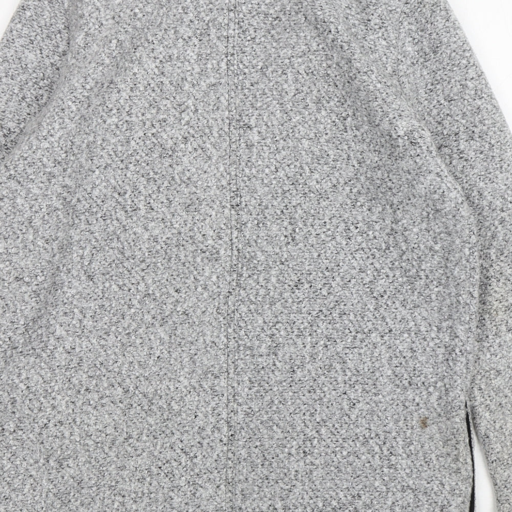 Brand and care label for F&F women’s grey jacket blazer, size UK 10