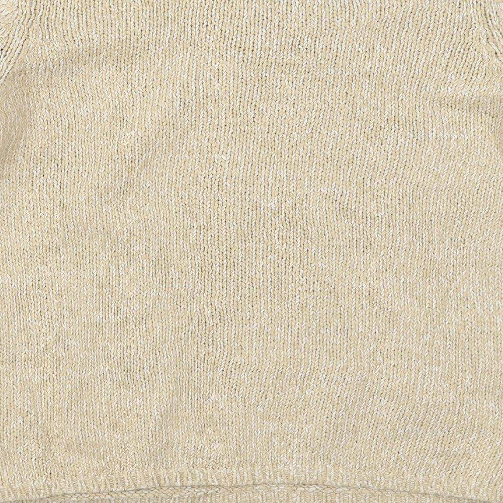 Womens UK Size 14 Marks and Spencer Beige Pullover Jumper