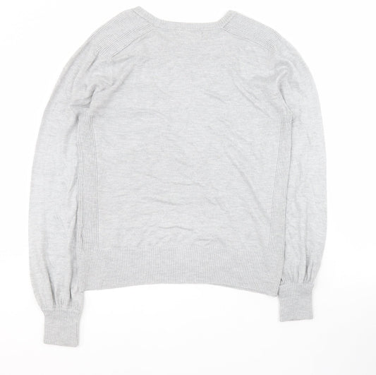 Womens UK Size 10 NEXT Grey Pullover Jumper
