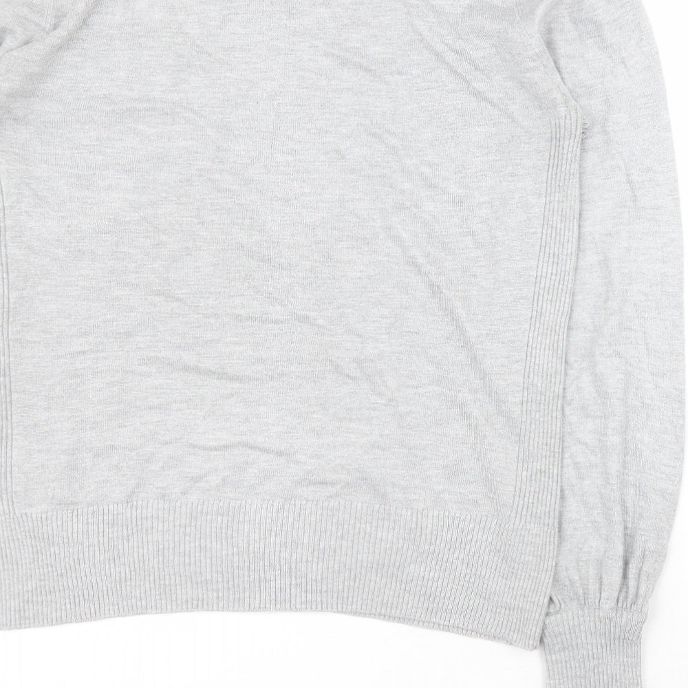 Womens UK Size 10 NEXT Grey Pullover Jumper
