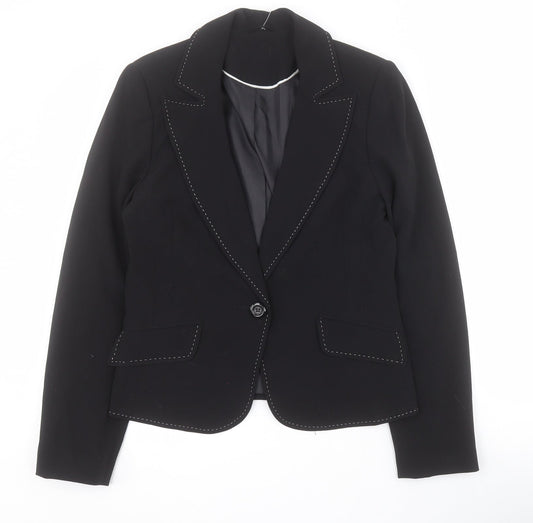 Womens UK Size 10 Dorothy Perkins Black Jacket