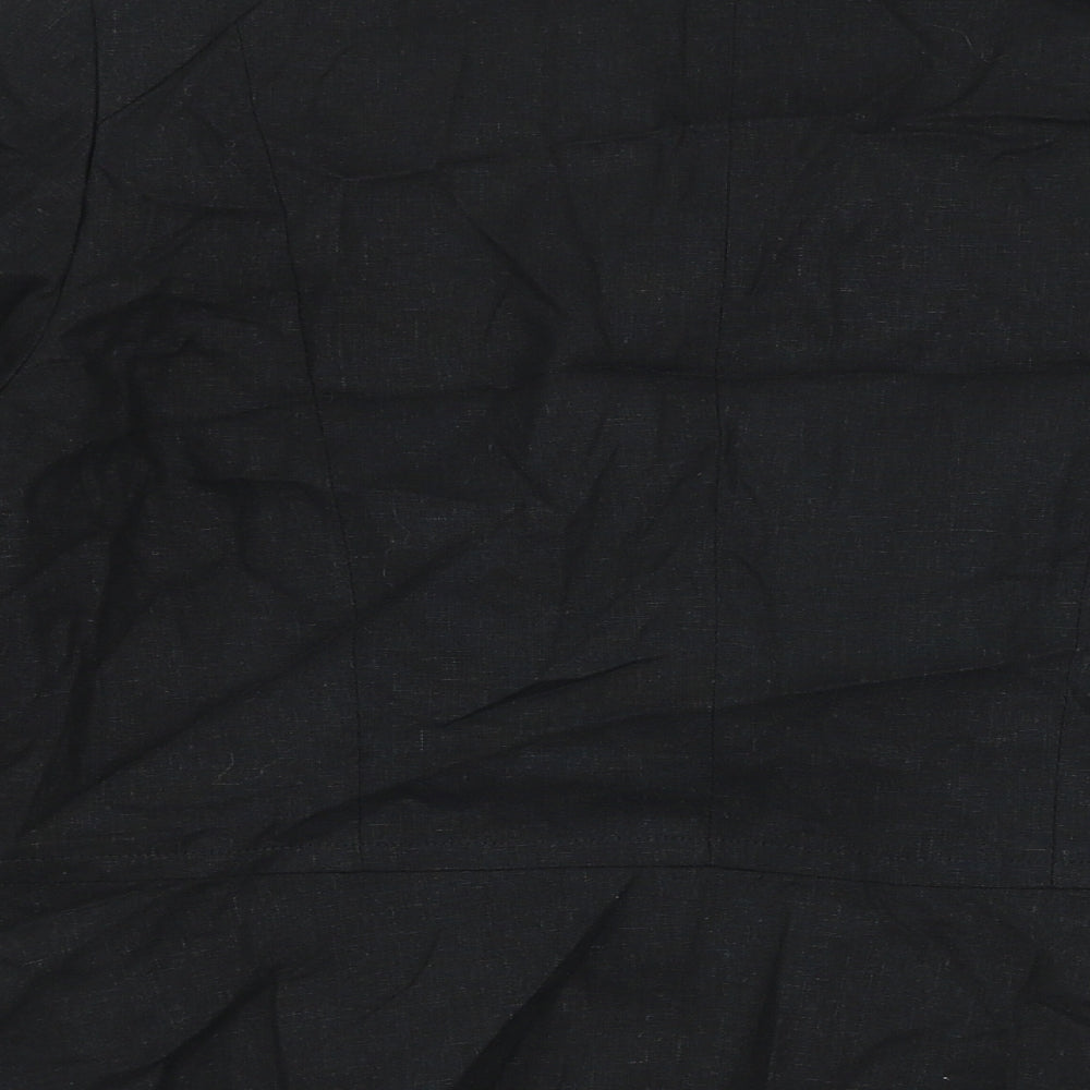 Autonomy Womens Black Jacket Blazer Size 10 Button