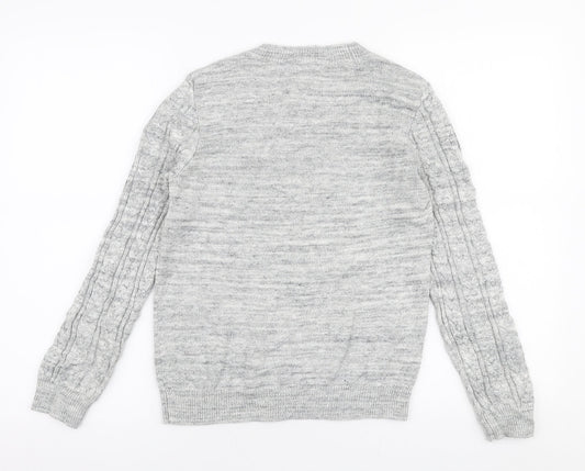 Womens UK Size S H&M Grey Pullover Jumper