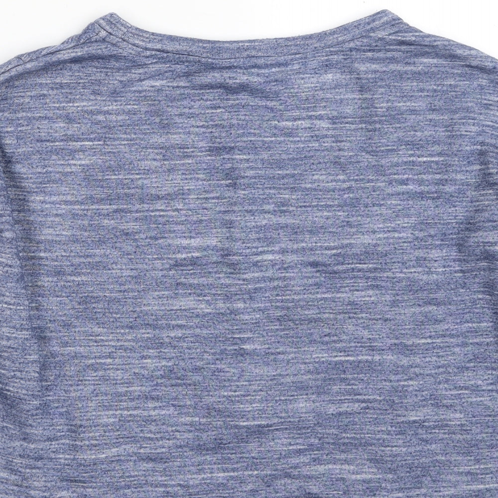 F&F Womens Blue Polyester Pullover Sweatshirt Size 6 Pullover