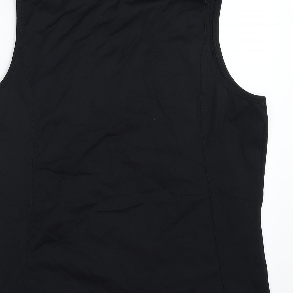 Gerry Weber Womens Black Polyester Basic Tank Size M Scoop Neck