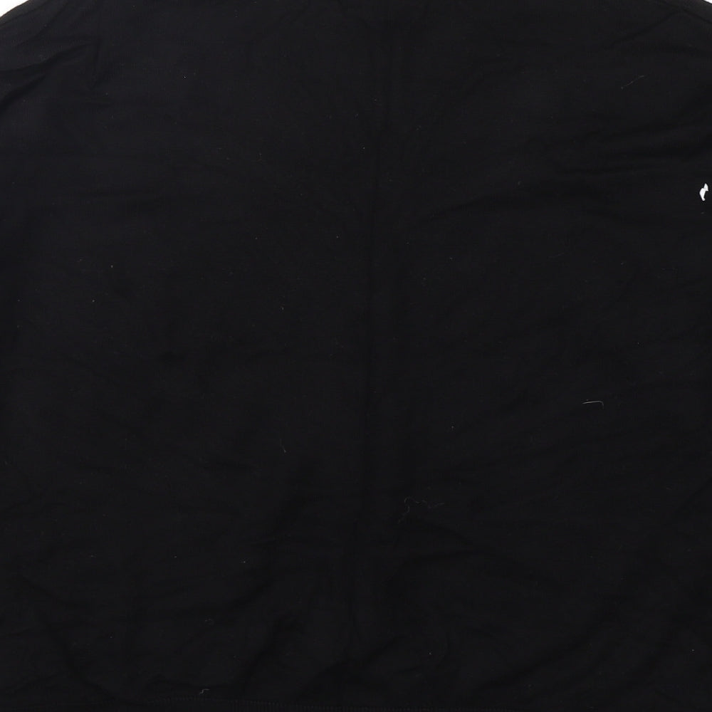 George Womens Black Mock Neck Viscose Pullover Jumper Size 14