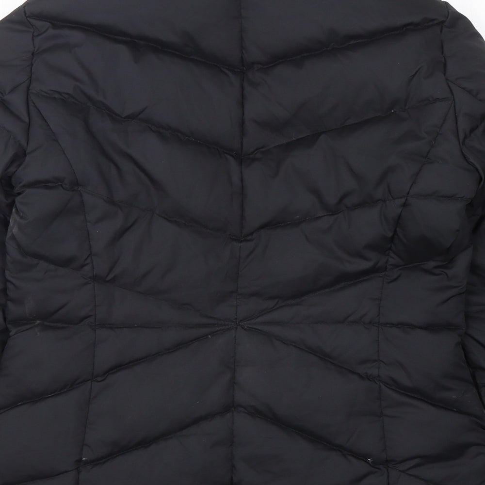 Espirit Womens Black Puffer Jacket Jacket Size 10 Zip