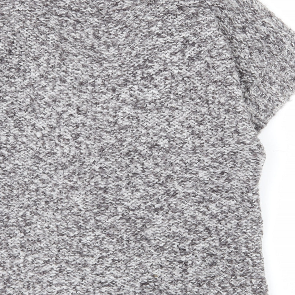 Womens UK Size 12 Maine New England Grey Cardigan Jumper