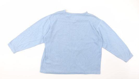 Womens UK Size M Dunnes Stores Blue Pullover Sweatshirt