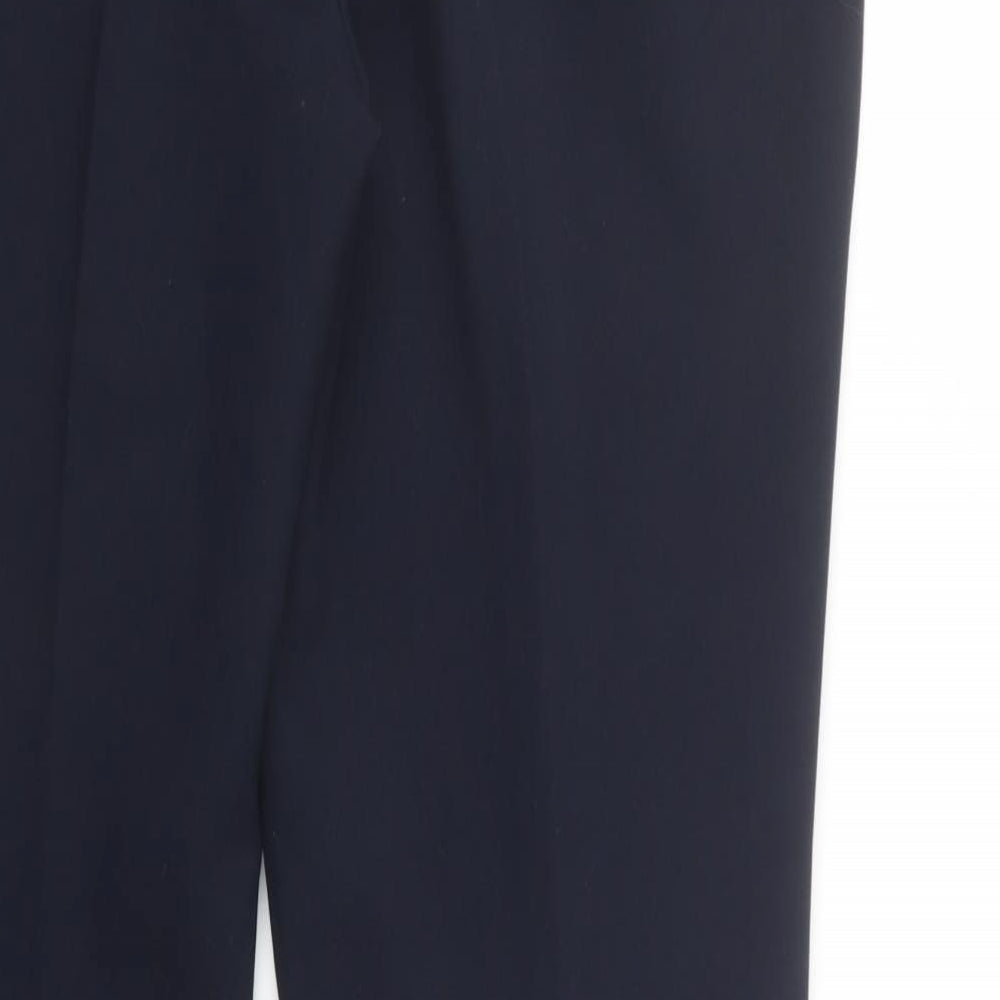 Womens UK Size 14 Dunnes Stores Regular Fit Dress Pants Blue Trousers