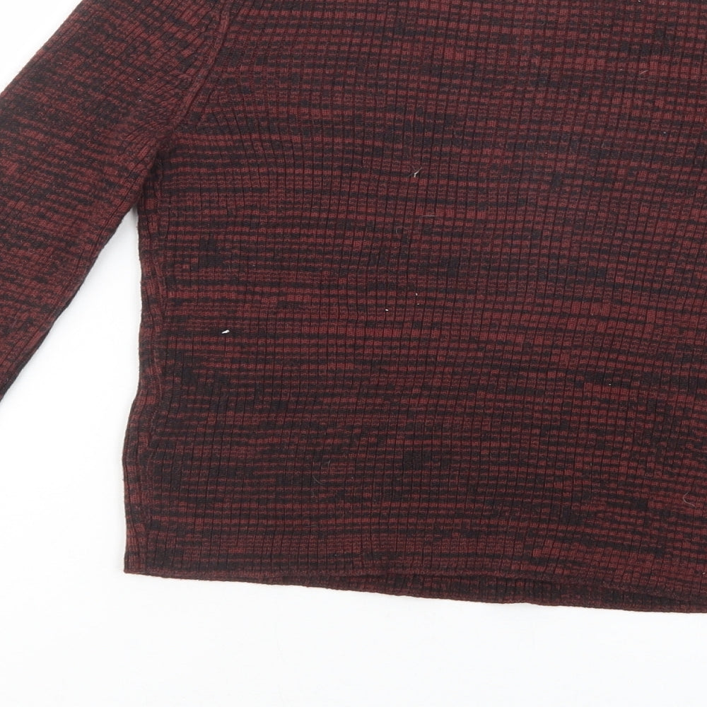 Womens UK Size 8 New Look Red Pullover Jumper