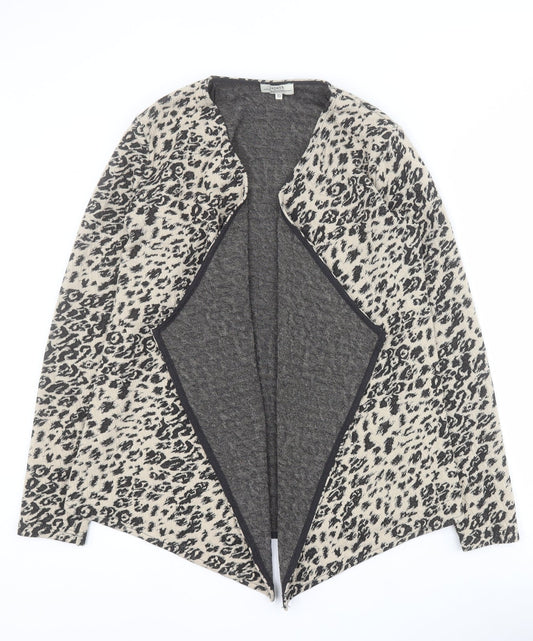 Womens UK Size 10 Matalan Beige Cardigan Jumper
