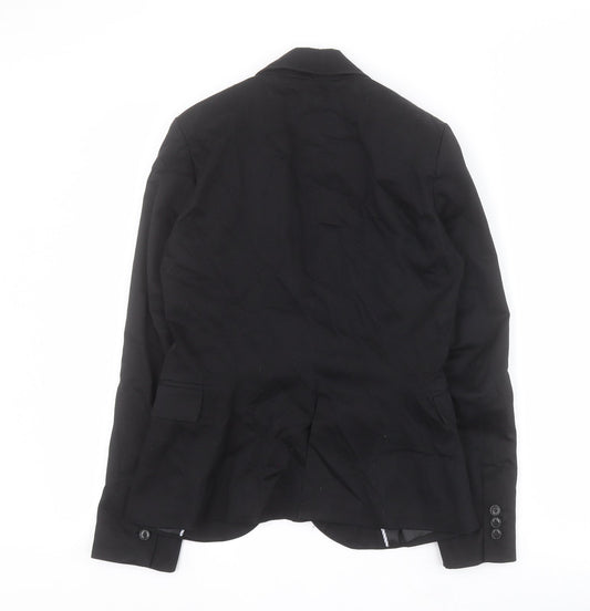 FOREVER 21 Womens Black Jacket Blazer Size S Button