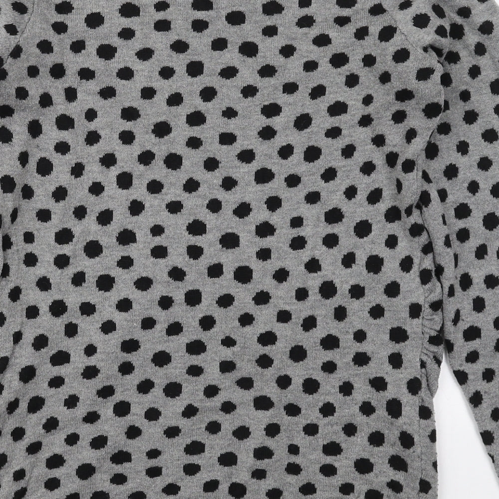 Womens UK Size S H&M Grey Pullover Jumper