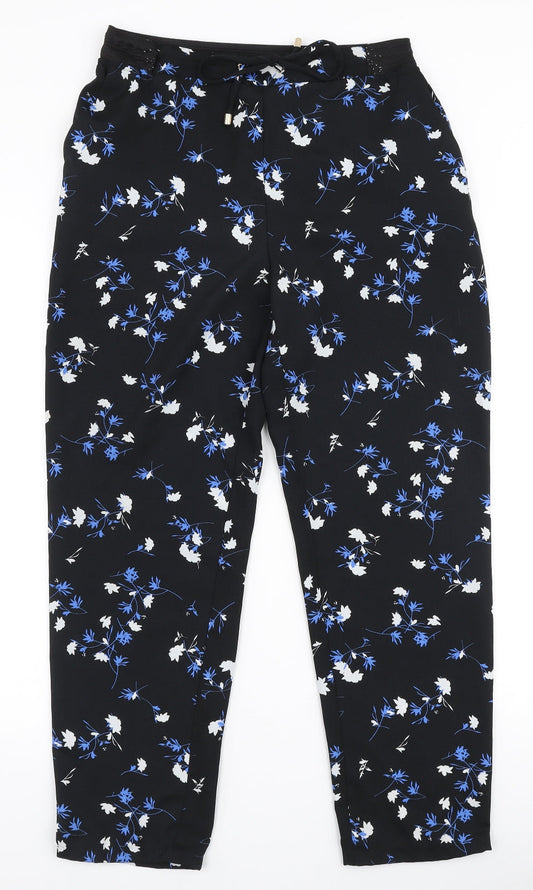 Womens UK Size S Dunnes Stores Regular Fit Multicoloured Trousers