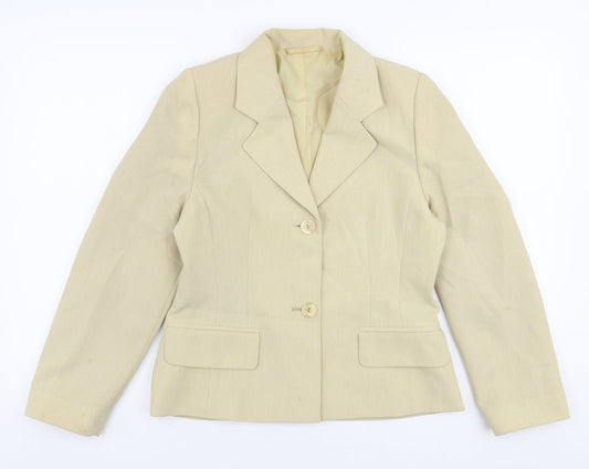 Womens UK Size 8 BHS Beige Jacket