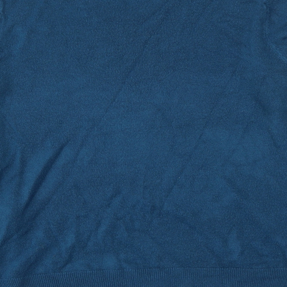 Womens UK Size 12 Marks and Spencer Blue Pullover Sweatshirt