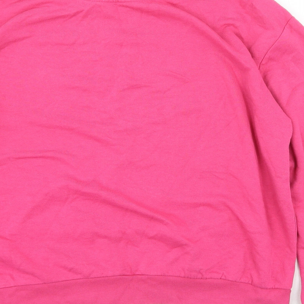 Womens UK Size S Clockhouse Pink Pullover Jumper