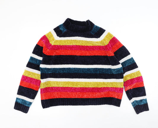 Womens UK Size 8 Very Multicoloured Pullover Jumper