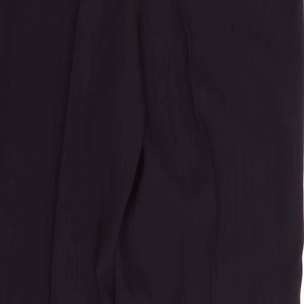 Womens UK Size 14 Preworn Regular Fit Purple Trousers
