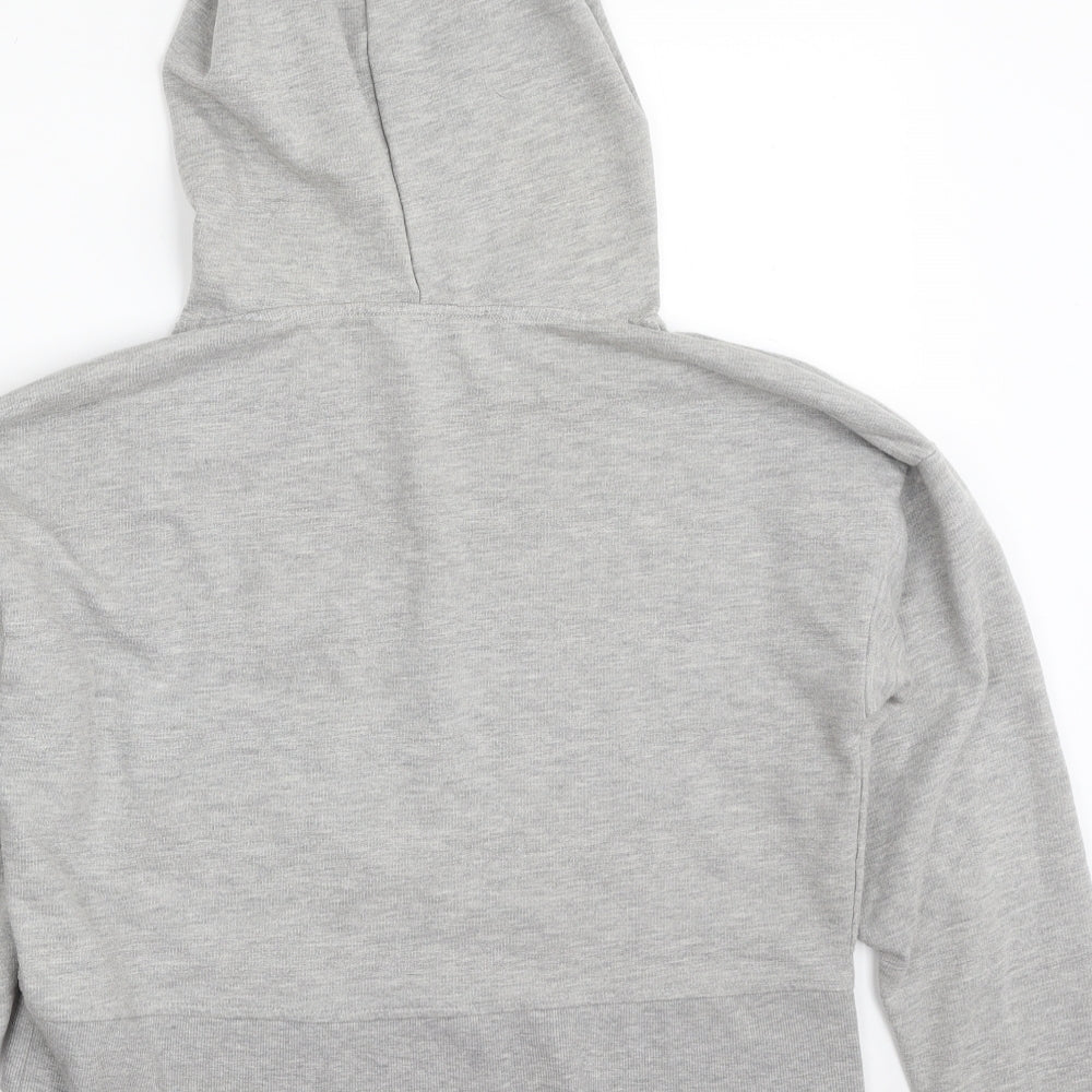 Womens UK Size M MRP Grey Pullover Hoodie