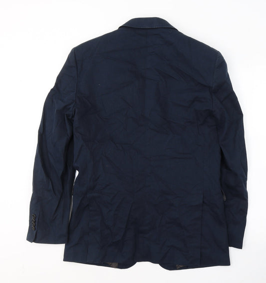brooksfield Mens Blue Cotton Jacket Suit Jacket Size M