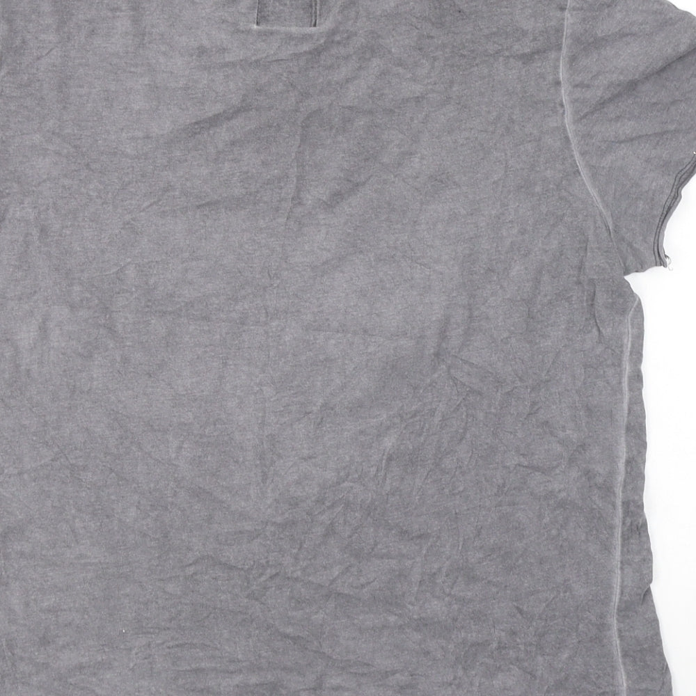 Womens UK Size XS Disney Grey Basic T-Shirt