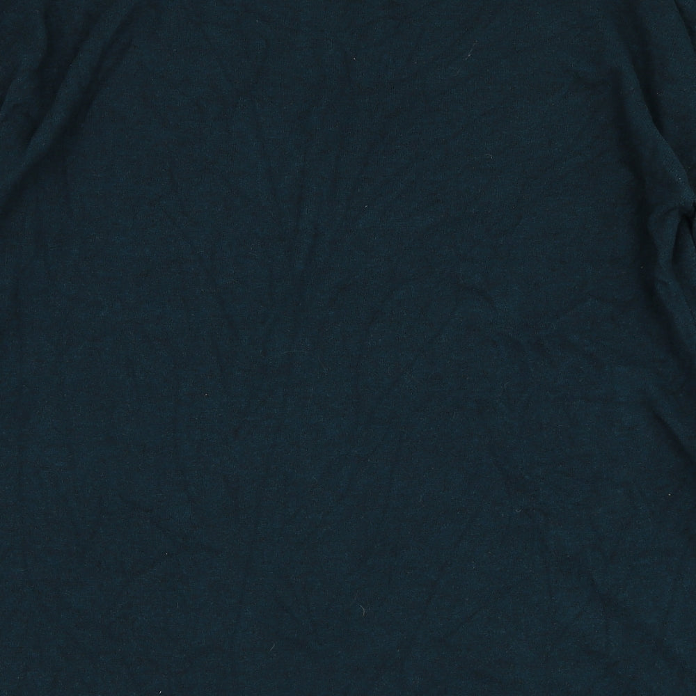 Primark Womens Green Round Neck Polyester Pullover Jumper Size 12