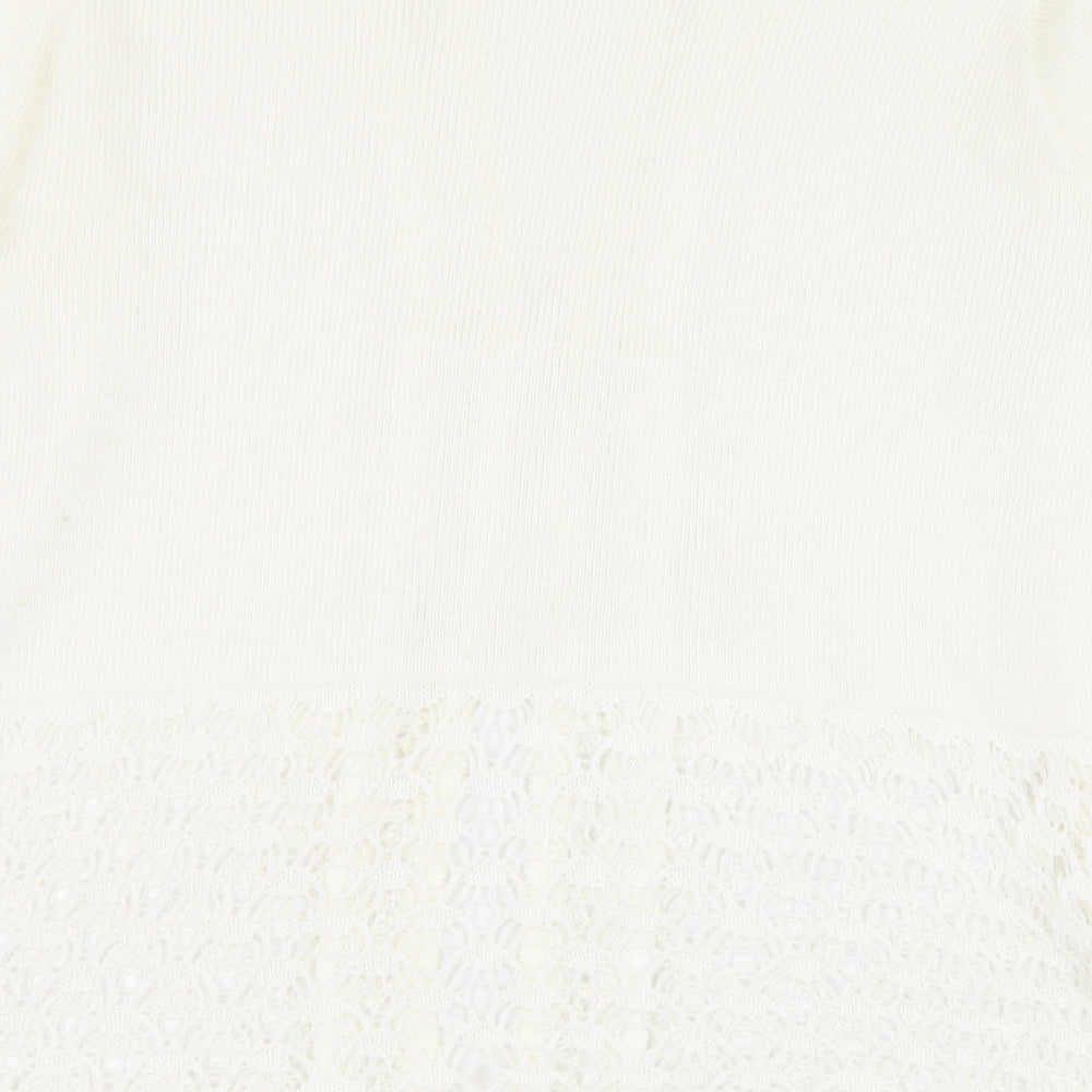 Womens UK Size L Pulse Ivory Cardigan Jumper