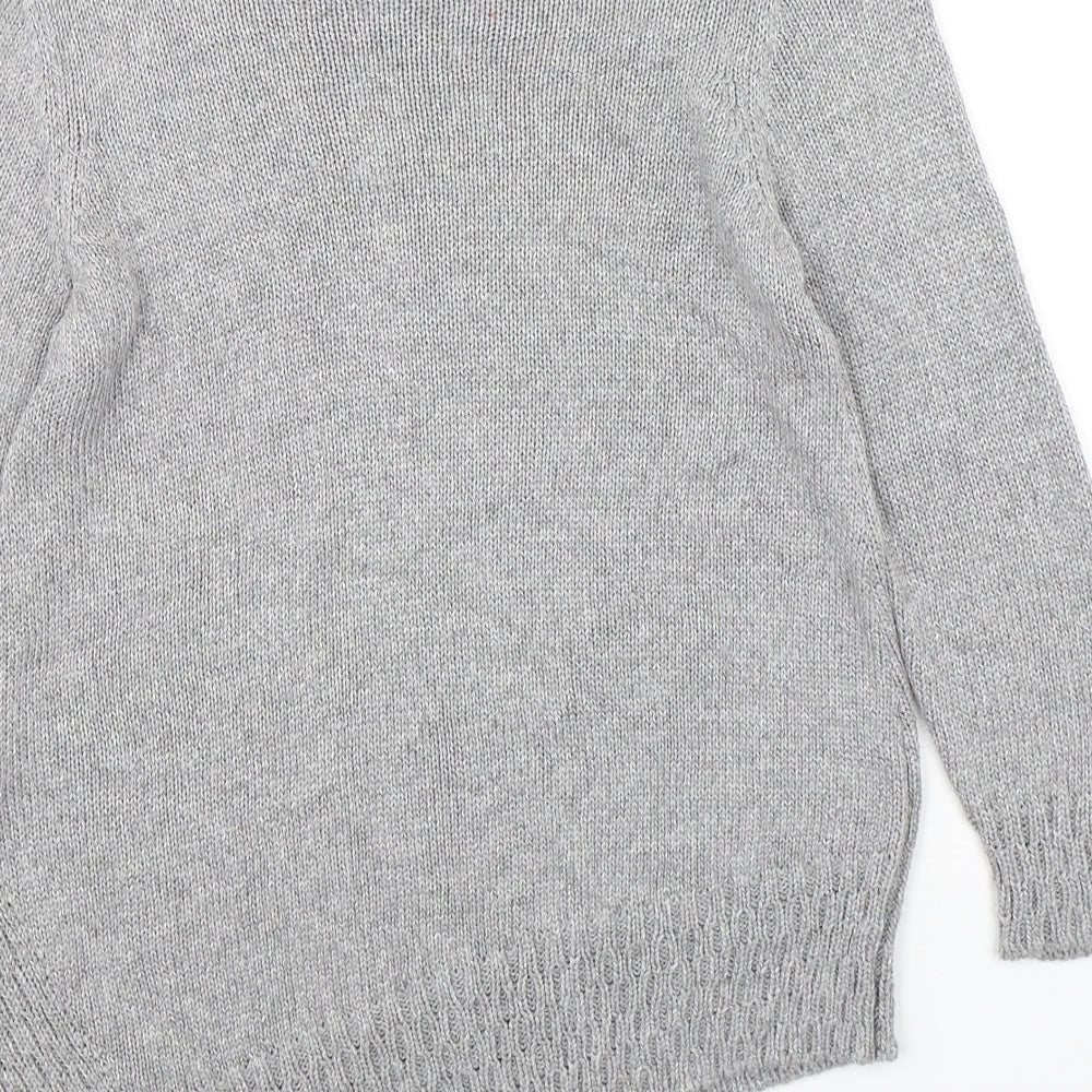 Womens UK Size 8 Marks and Spencer Grey Pullover Jumper