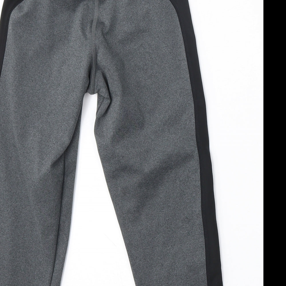 Reebok Womens Multicoloured Polyester Compression Leggings Size XS L19 in Regular