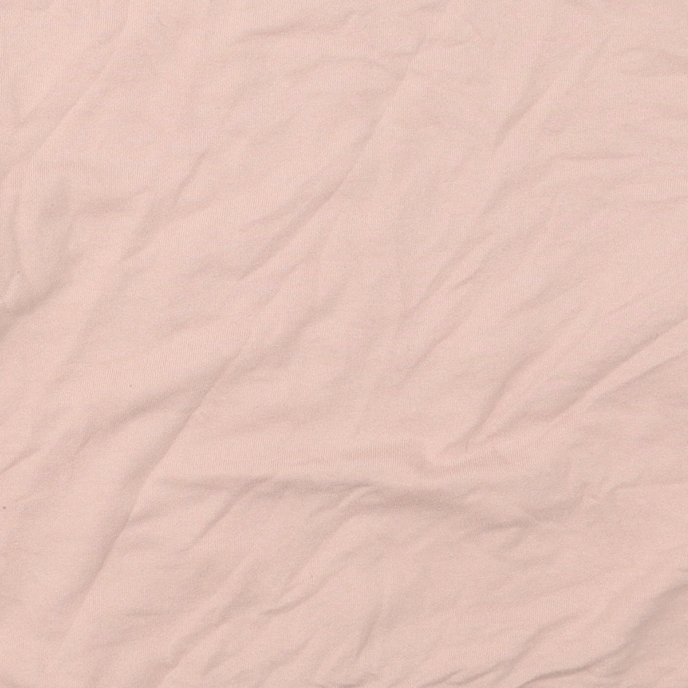 H&M Womens Pink Cotton Pullover Sweatshirt Size M Pullover - Love