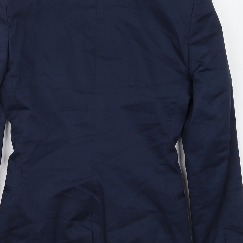 ASOS Mens Blue Cotton Jacket Suit Jacket Size 34