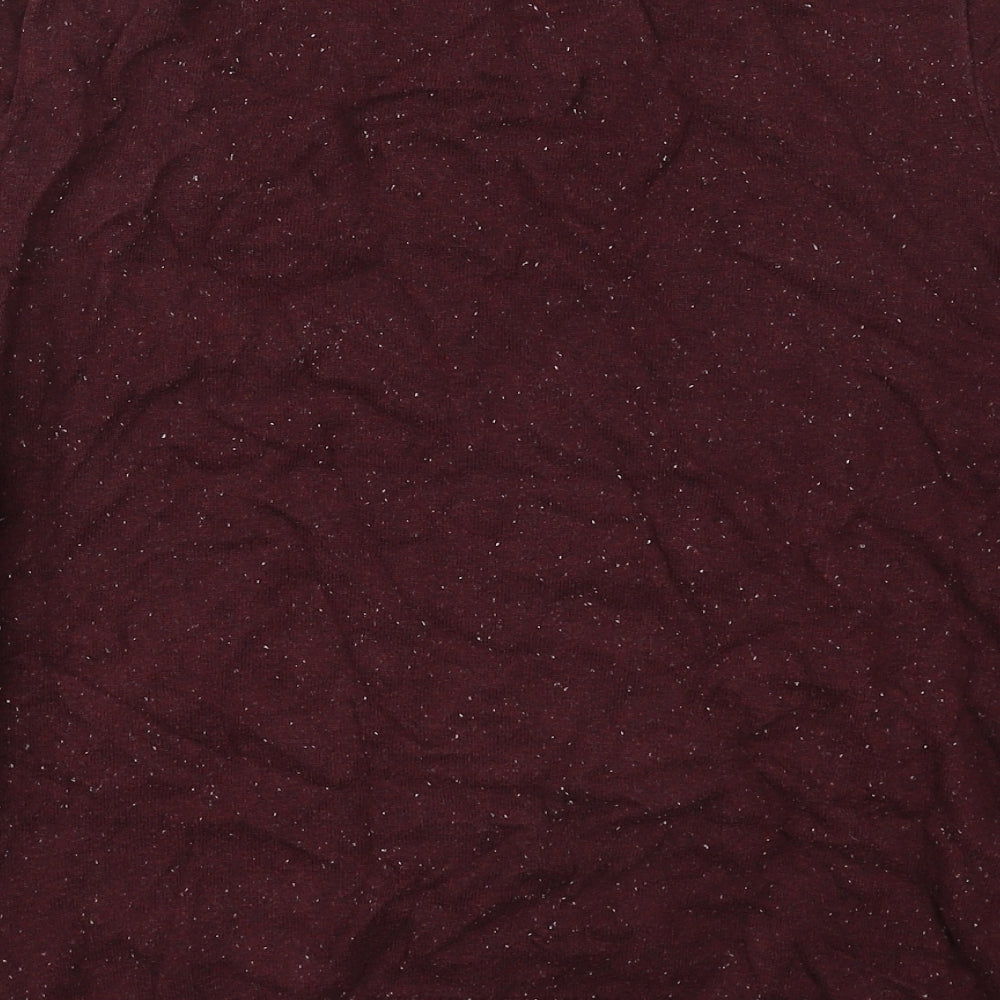 Gap Mens Purple Crew Neck Cotton Pullover Jumper Size L