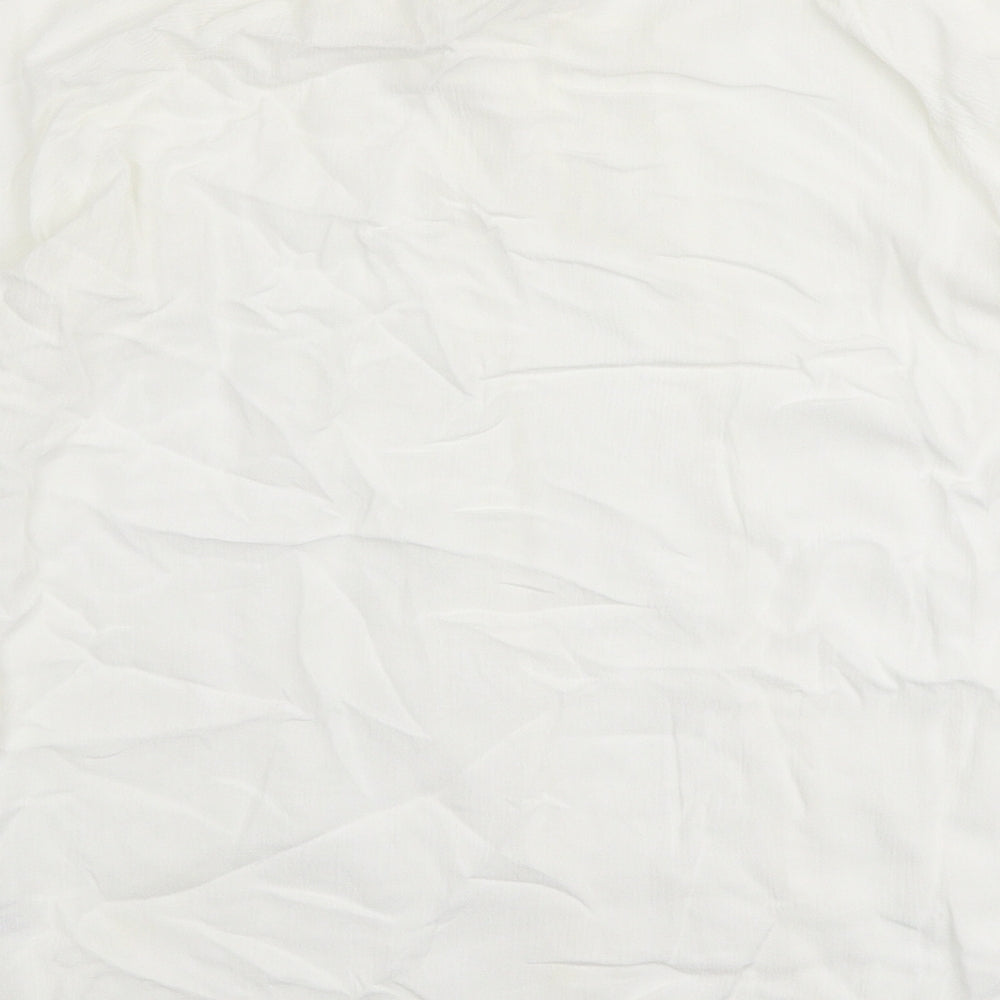 Womens UK Size 6 F&F Ivory Basic Blouse