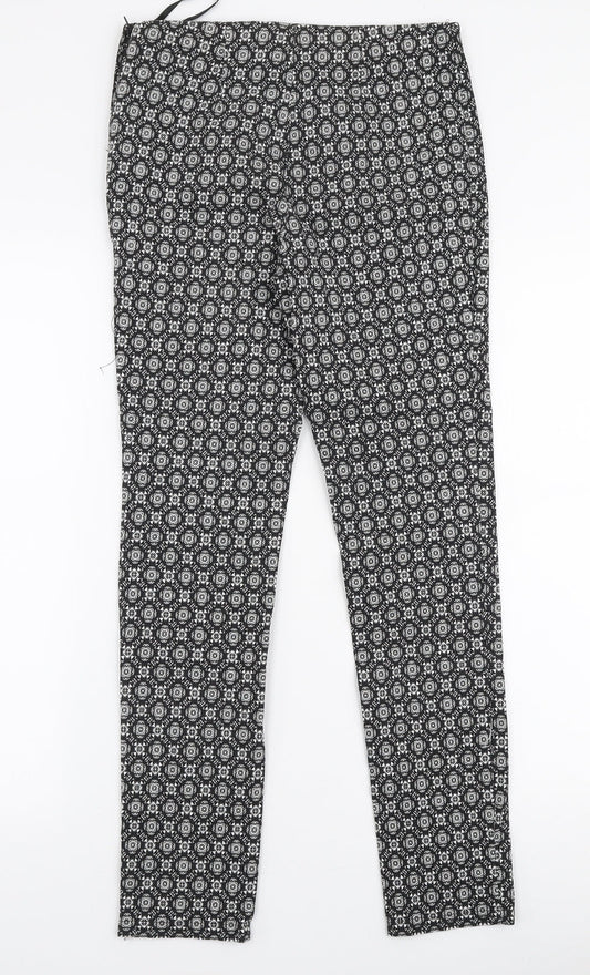 Womens UK Size 10 Atmosphere Slim Fit Black Trousers