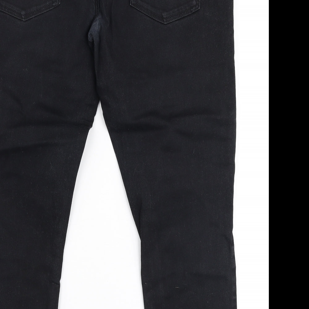 Mens UK Size 36 in NEXT Regular Fit Straight Black Jeans