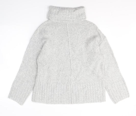 Womens UK Size S Dunnes Stores Grey Pullover Jumper